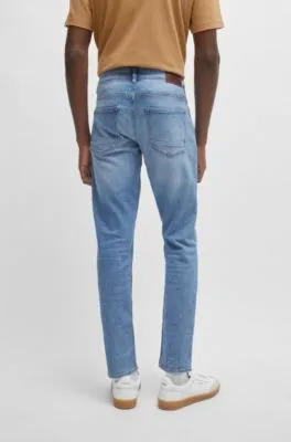 Vaqueros slim fit en denim elástico azul supersuave