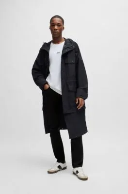 Vaqueros slim fit en denim elástico negro de gran comodidad