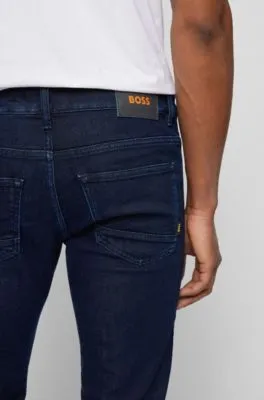 Vaqueros slim fit en un cómodo denim elástico azul