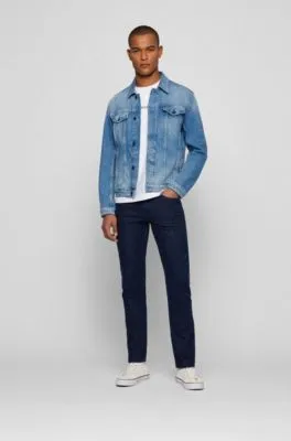 Vaqueros slim fit en un cómodo denim elástico azul
