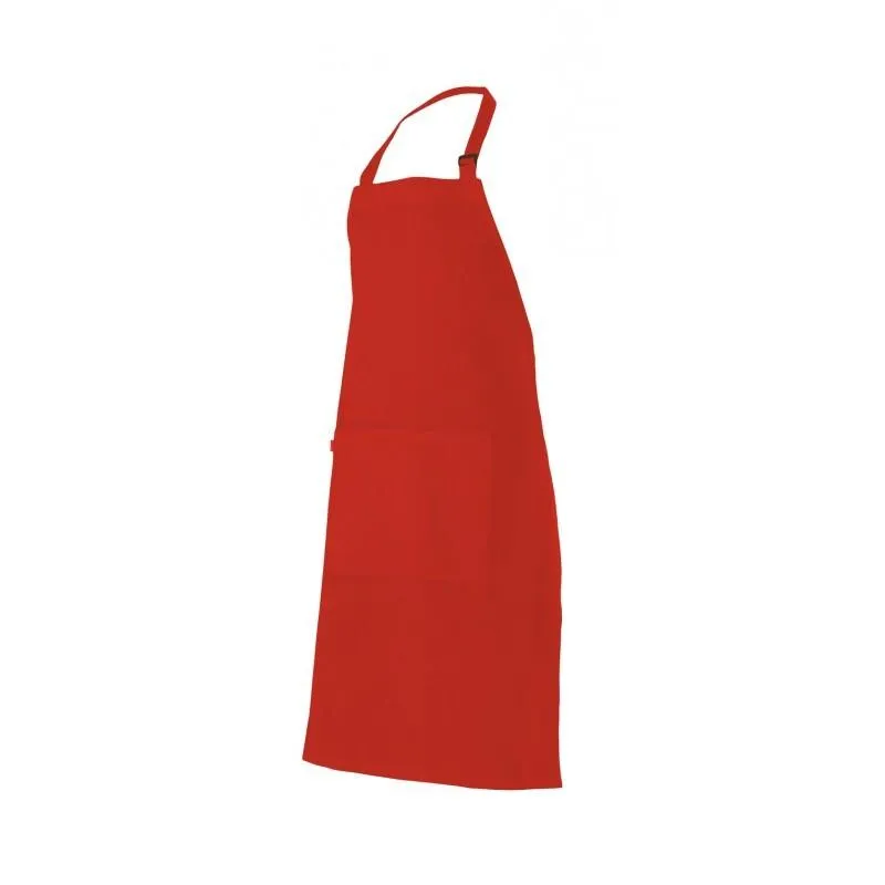 VELILLA V4203  DELANTAL CON BOLSILLO V4203  ROJO