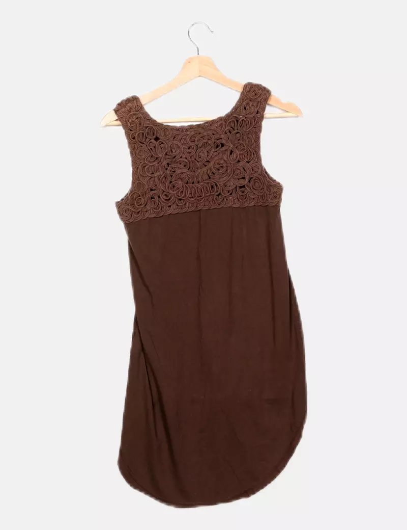 Vero Moda Blusa marrón combinada