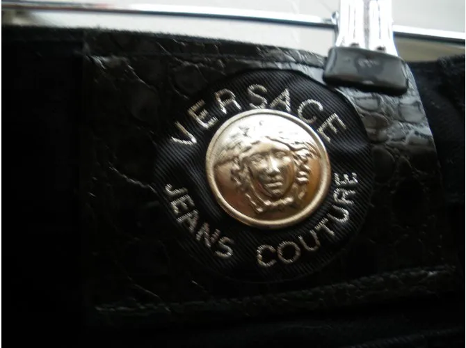 Versace Mezclilla Negro 