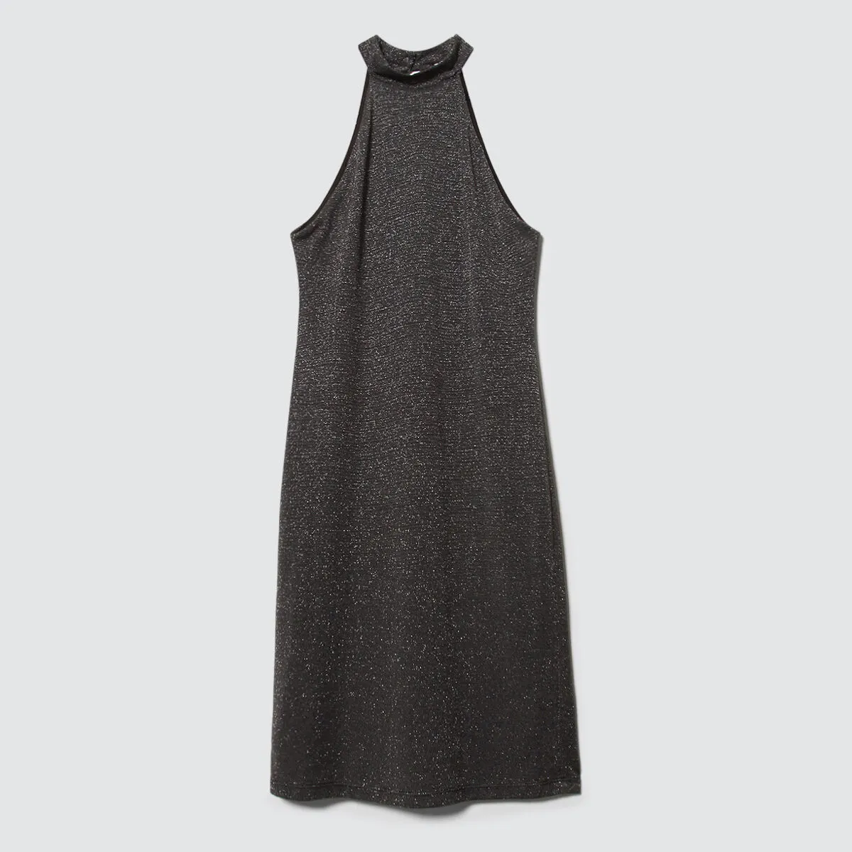 Vestido Corto con Cuello Halter