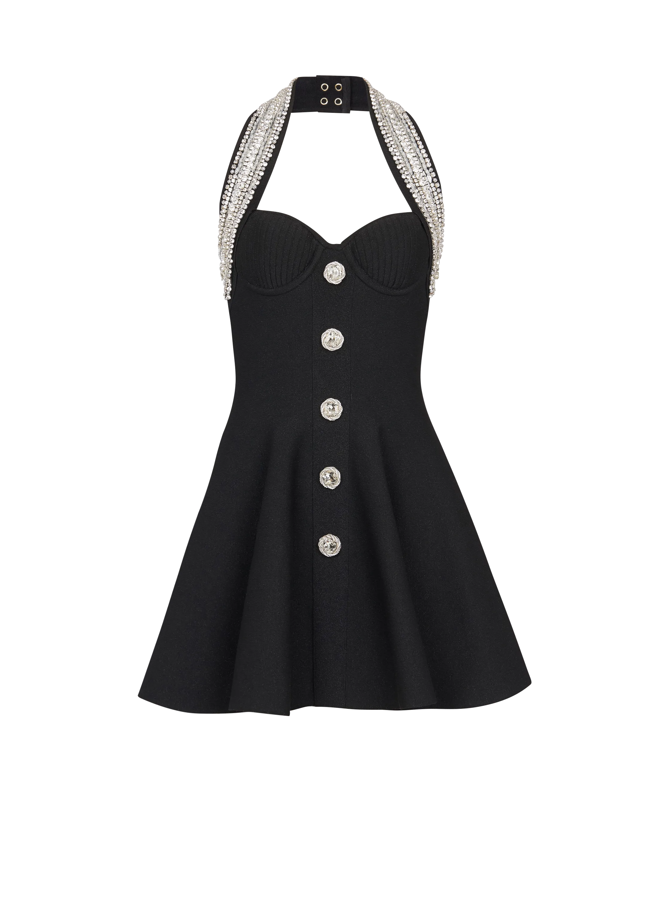 Vestido de punto con espalda descubierta