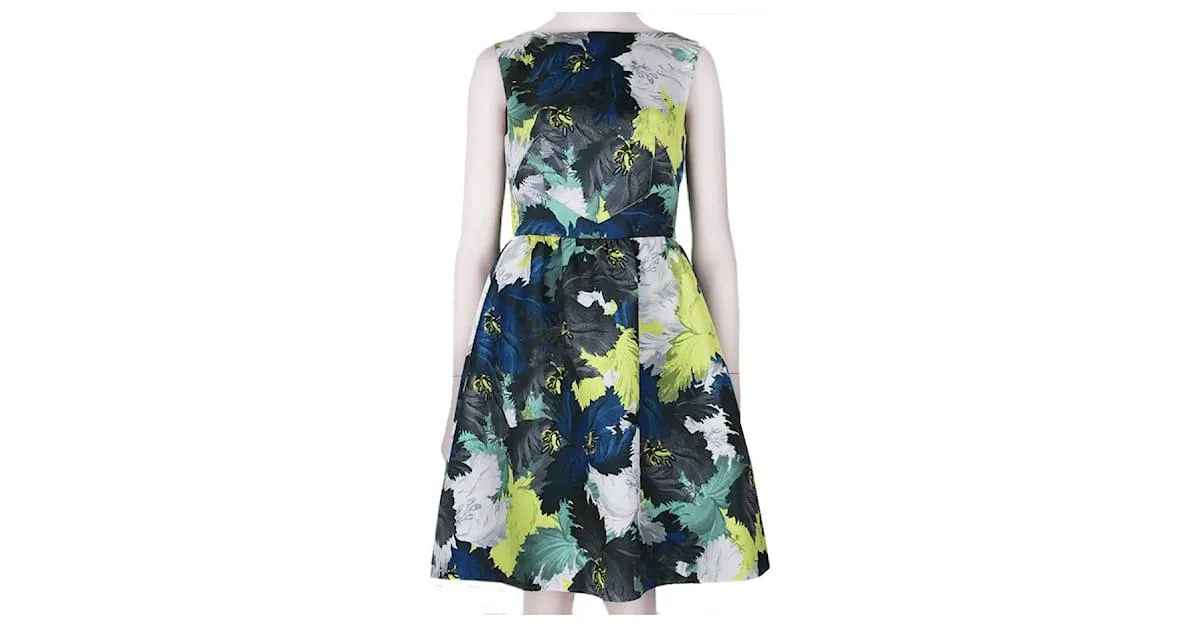 Vestido floral Erdem Kenya Multicolor 