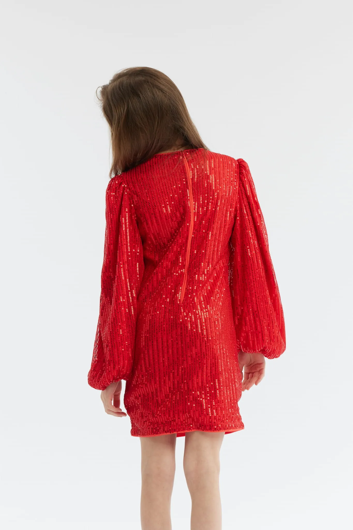 Vestido Infantil Gabriela Rojo Encantador
