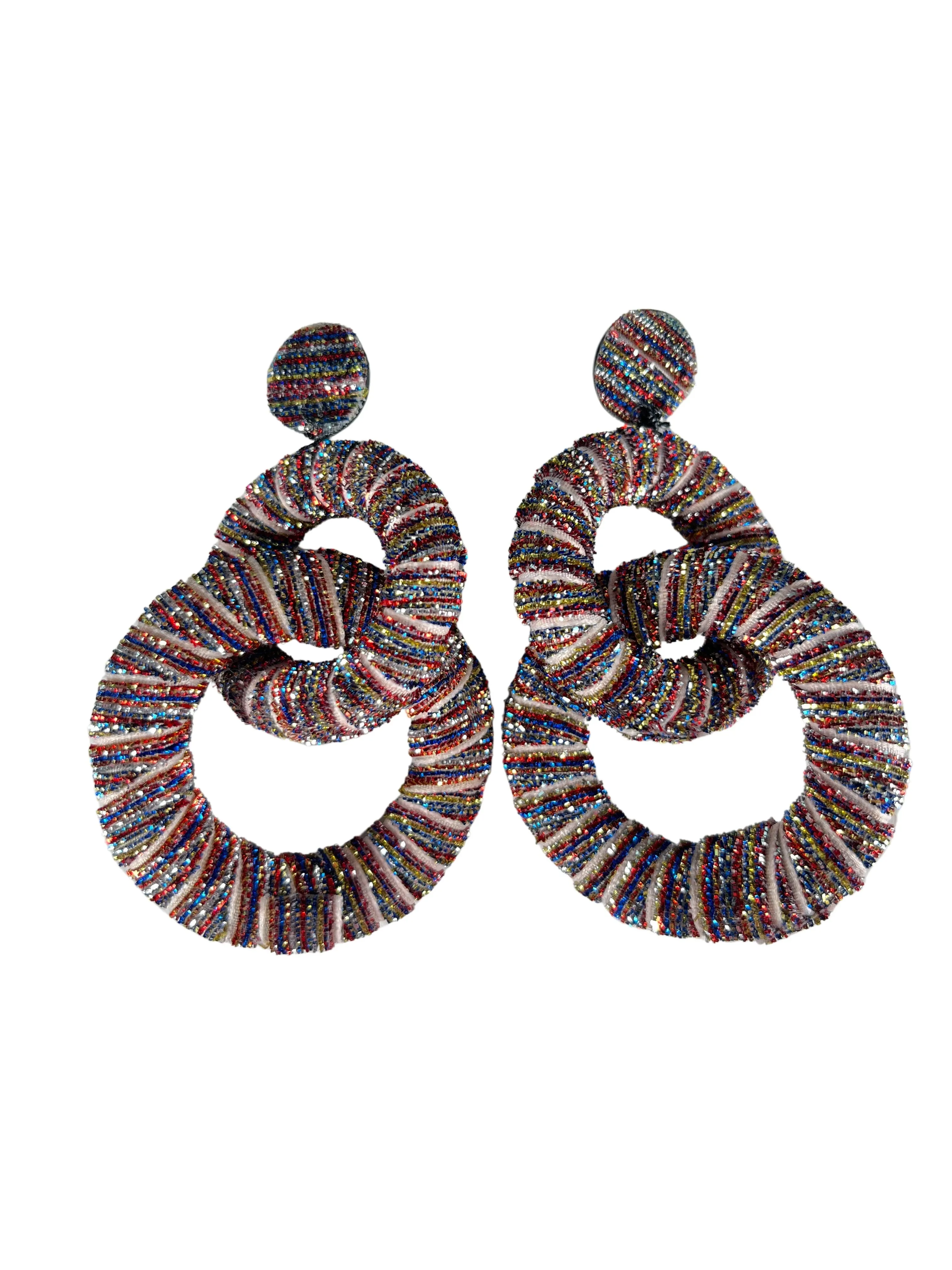 VIRGINIA DEMARIA Aros Lurex Multicolor