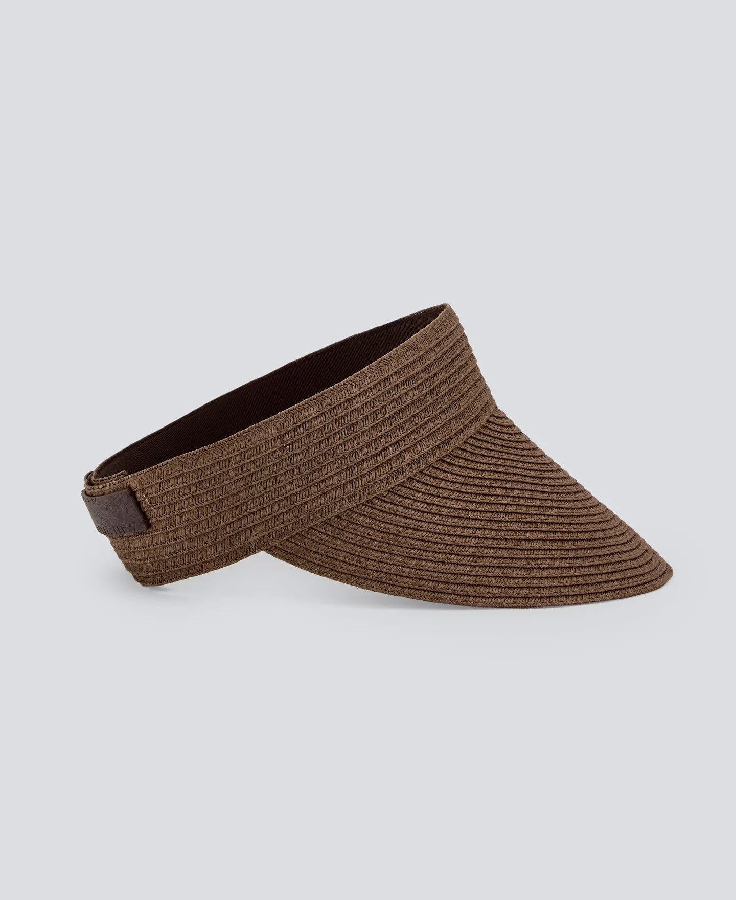 Visera efecto rafia mujer
