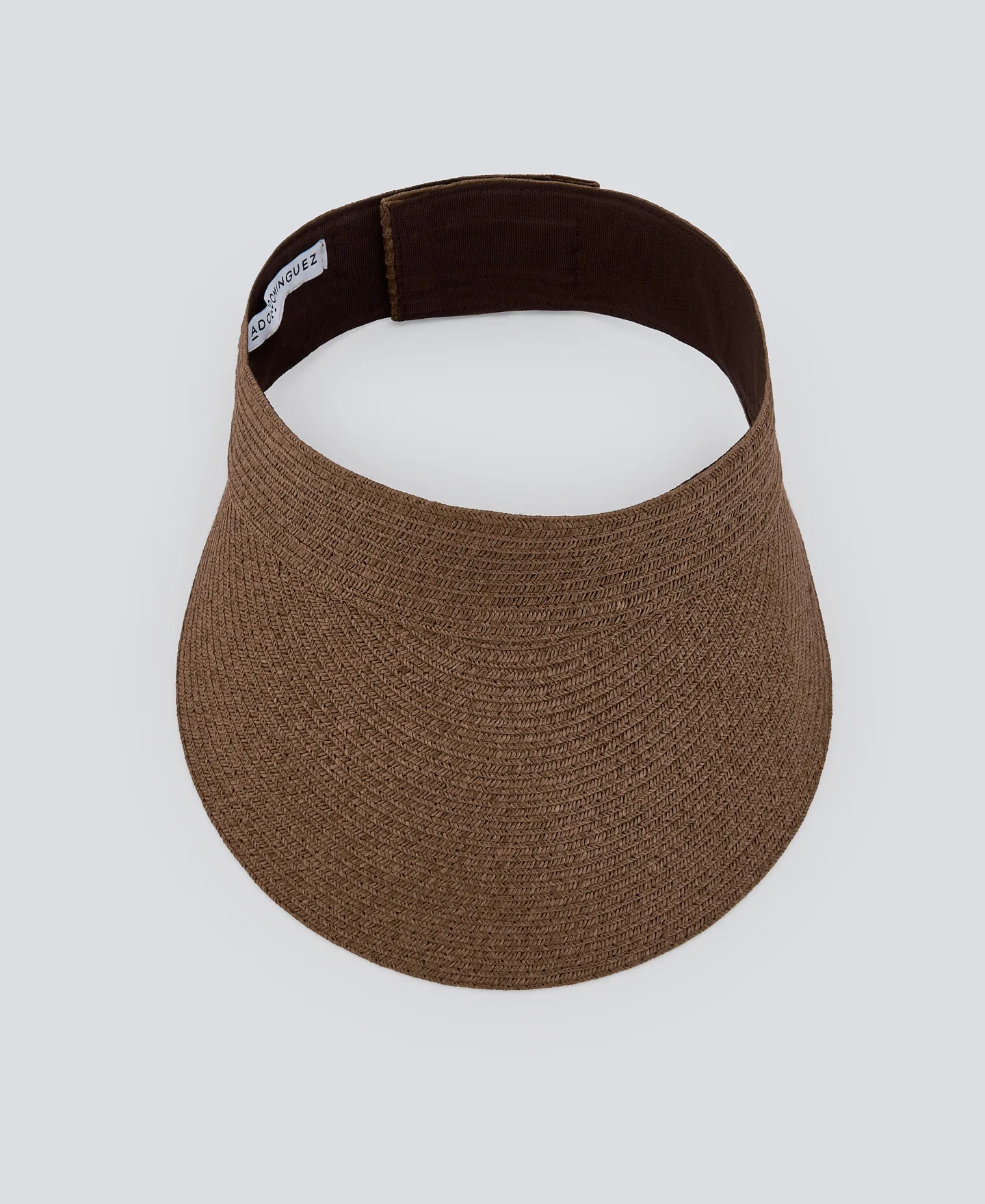 Visera efecto rafia mujer