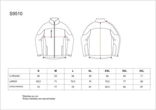 Workshell combinado con alta visibilidad Marino / Naranja