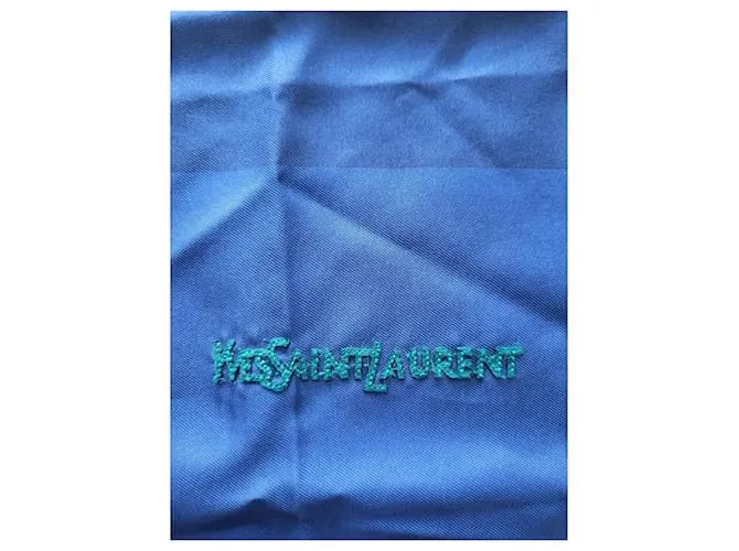 Yves Saint Laurent Pañuelos Azul marino 
