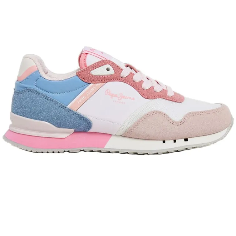 ZAPATILLA ESTILO RUNNING CIERRE CORDONES NIÑA PEPE JEANS