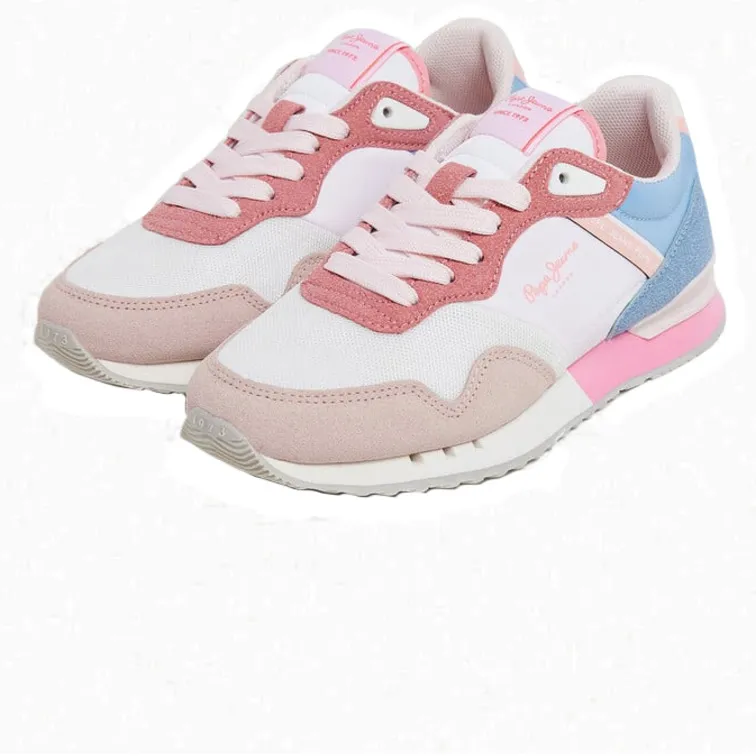 ZAPATILLA ESTILO RUNNING CIERRE CORDONES NIÑA PEPE JEANS