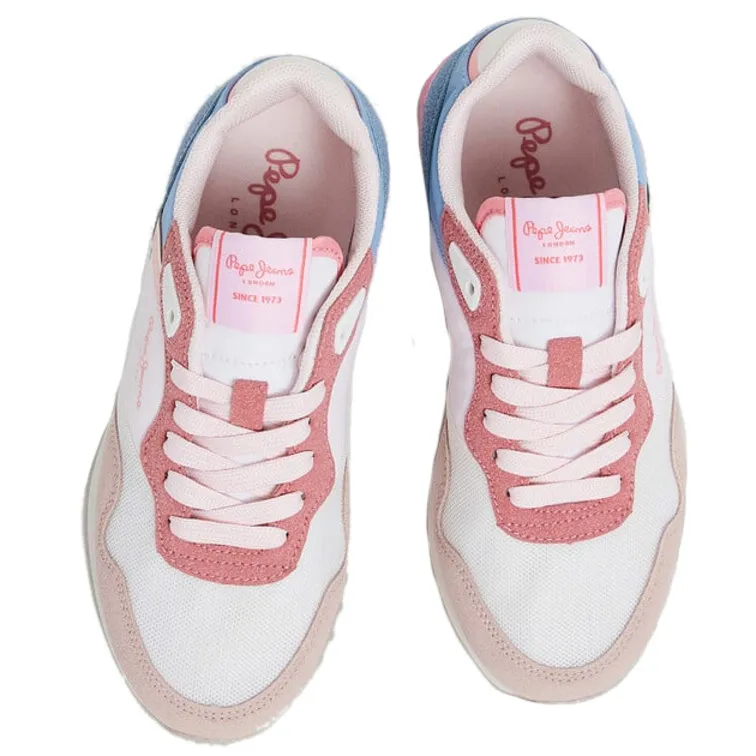 ZAPATILLA ESTILO RUNNING CIERRE CORDONES NIÑA PEPE JEANS