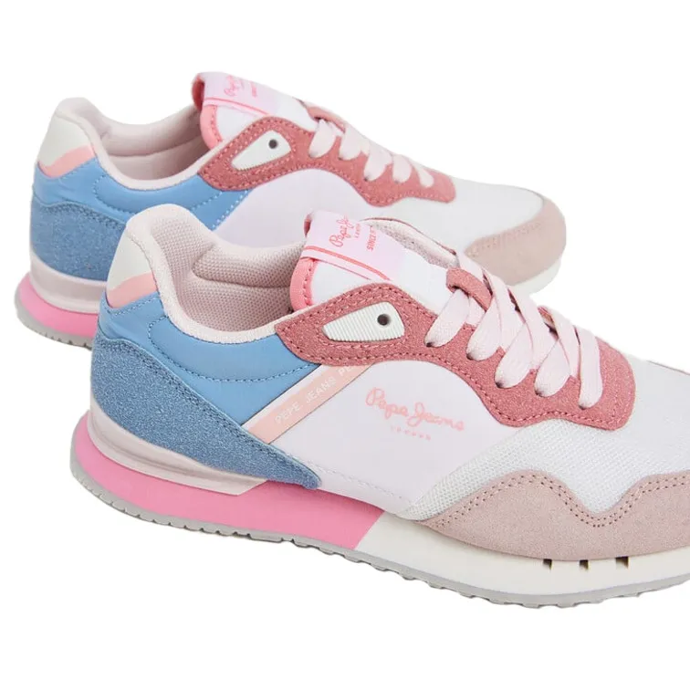 ZAPATILLA ESTILO RUNNING CIERRE CORDONES NIÑA PEPE JEANS