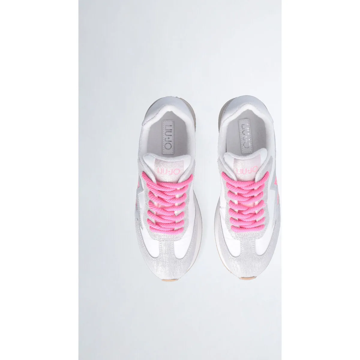 Zapatillas con plataforma y estrella brillante
