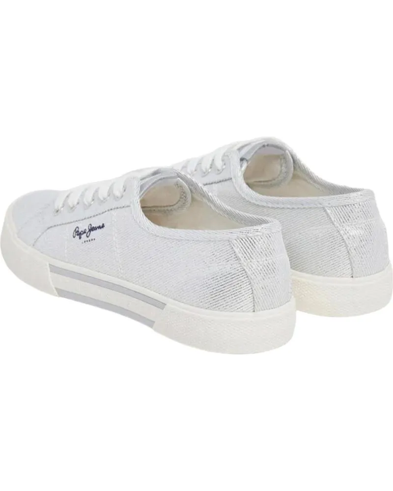Zapatillas deporte de Mujer PEPE JEANS PLS31439 BRADY PARTY PLATA