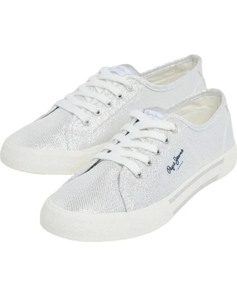 Zapatillas deporte de Mujer PEPE JEANS PLS31439 BRADY PARTY PLATA