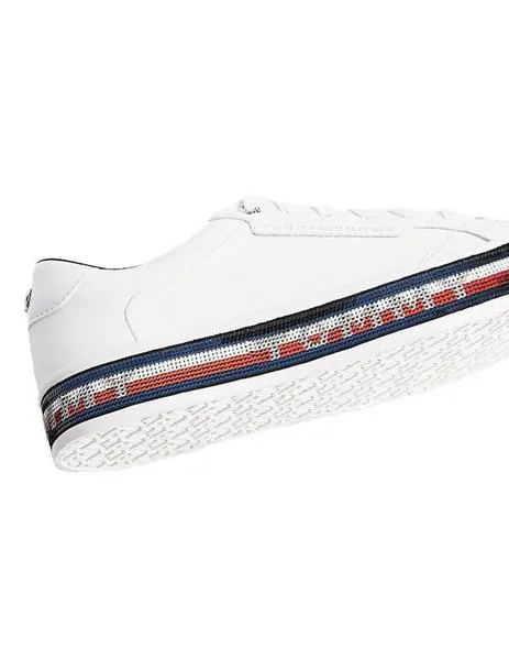 zapatillas tommy jeans  con lentejuelas