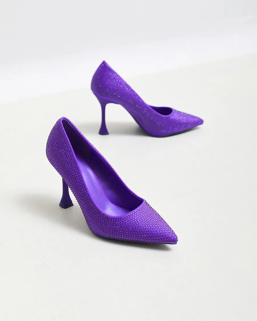 Zapato Tacón Indala PURPLE