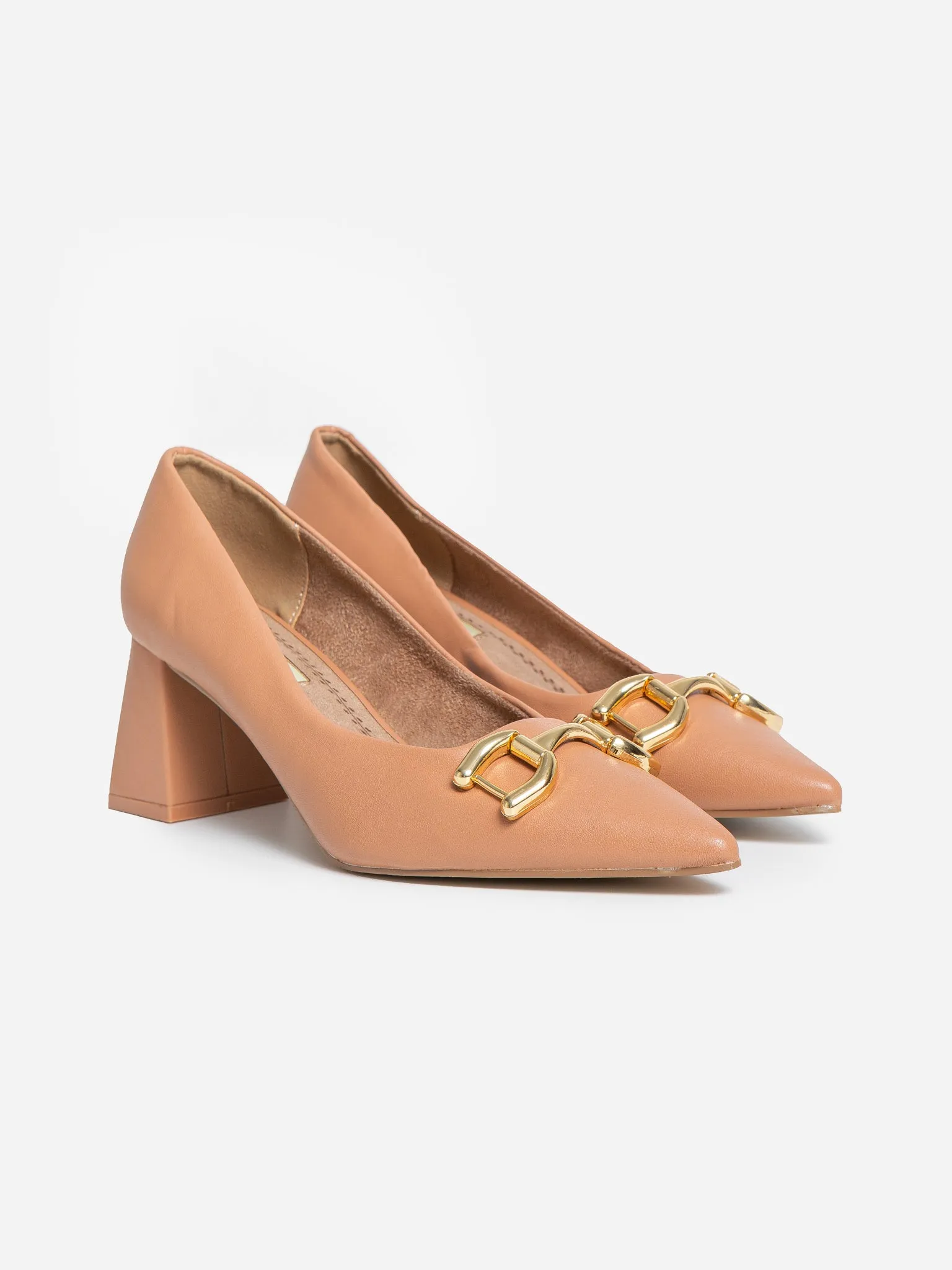Zapato Tacón Jazz Camel