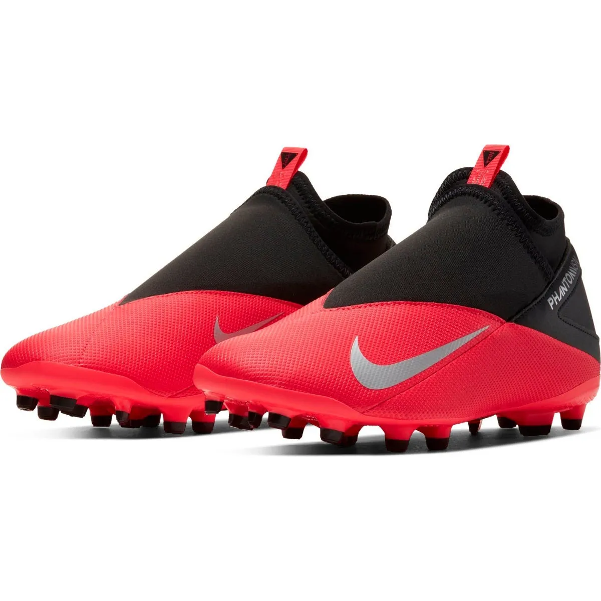 Zapatos Fútbol Hombre Nike Phantom Vision 2 Club Dynamic Fit MG Rojo