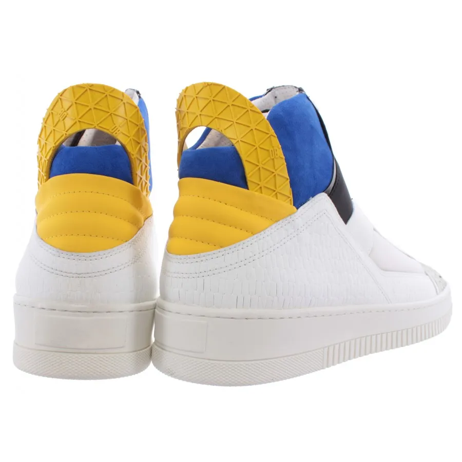 Zapatos Hombres Top Sneaker DIRK BIKKEMBERGS Sport Couture IT Strong Piel Blanco