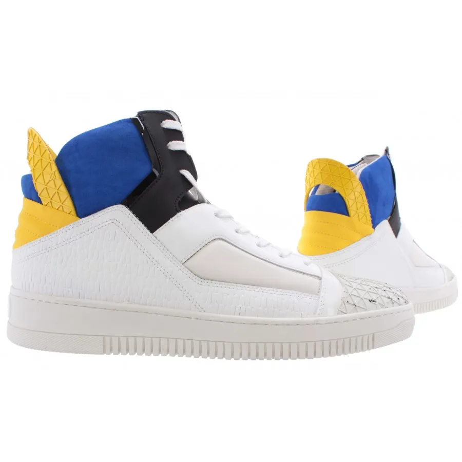 Zapatos Hombres Top Sneaker DIRK BIKKEMBERGS Sport Couture IT Strong Piel Blanco