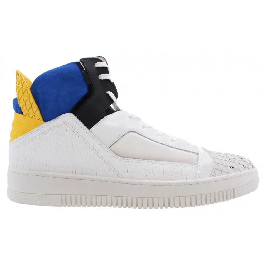 Zapatos Hombres Top Sneaker DIRK BIKKEMBERGS Sport Couture IT Strong Piel Blanco