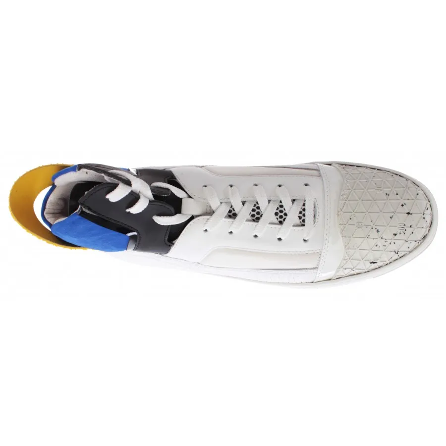 Zapatos Hombres Top Sneaker DIRK BIKKEMBERGS Sport Couture IT Strong Piel Blanco