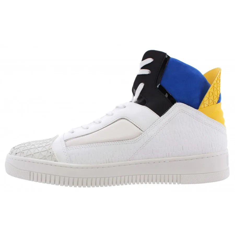 Zapatos Hombres Top Sneaker DIRK BIKKEMBERGS Sport Couture IT Strong Piel Blanco