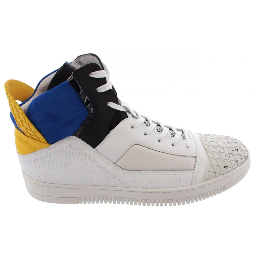 Zapatos Hombres Top Sneaker DIRK BIKKEMBERGS Sport Couture IT Strong Piel Blanco