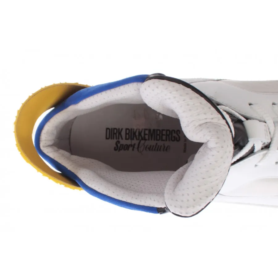 Zapatos Hombres Top Sneaker DIRK BIKKEMBERGS Sport Couture IT Strong Piel Blanco