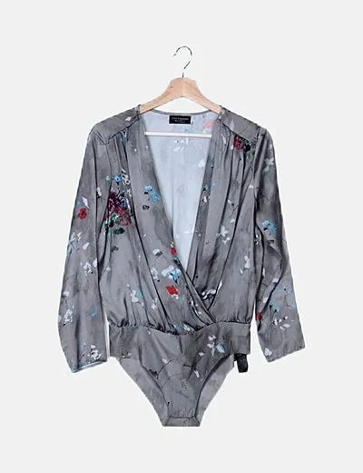 Zara Body kaki estampado floral