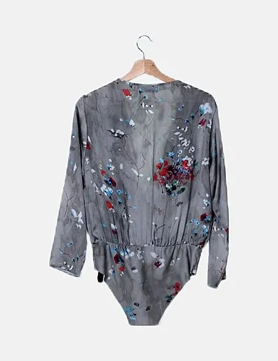 Zara Body kaki estampado floral